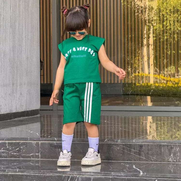 تاپ شلوارک گربه عاشق، بچگانه، دخترانه