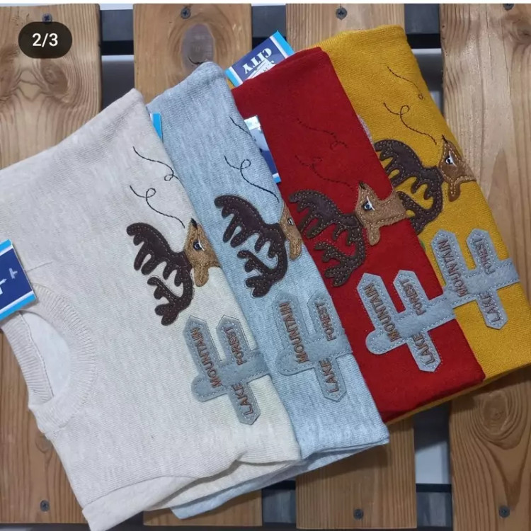 بافت بچگانه طرح گوزن